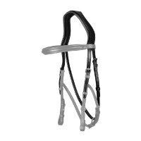 Hackamore-Kopfstück New English Collection by Dy'on Schwarz