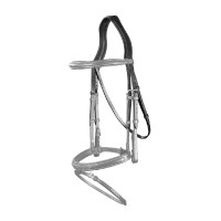 Genickstück mit Kehlriemen US Collection by Dy'on Schwarz