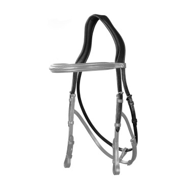 Hackamore-Kopfstück US Collection by Dy'on Schwarz
