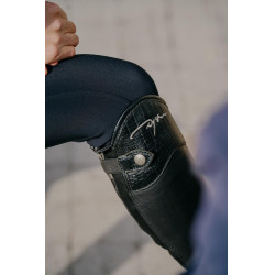 Mini-Chaps Exel Dy'on Schwarz Kroko