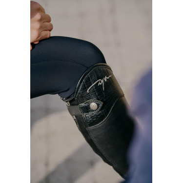 Mini-Chaps Exel Dy'on Schwarz Kroko