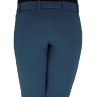 Kinder Basic-Reithose mit Lycra-Abschluss Anthrazit