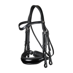 Trense Nasenriemen Groß Lackiert Working By Dy'on Schwarz