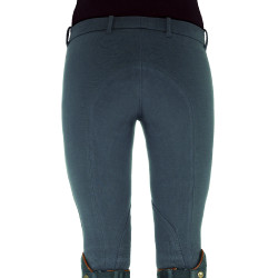 Kinder Basic-Reithose mit Lycra-Abschluss Anthrazit Grau Kinder Basic-Reithose mit Lycra-Abschluss Anthrazit Grau