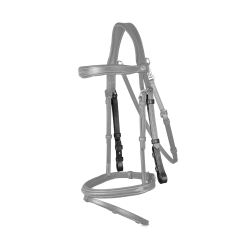 Gebissstücke mit Creme-Nähten Working by Dy'on Schwarz