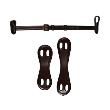 Unterkinnriemen 1/2 mit 2 abnehmbaren Befestigungen D Collection by Dy'on Braun Unterkinnriemen 1/2 mit 2 abnehmbaren Befestigungen D Collection by Dy'on Braun