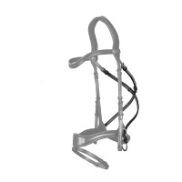D Motion Cross Pull Strap New English Collection von Dy'on Schwarz