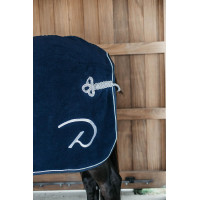 Heavy Fleece-Decke Dy'on Marine Marineblau