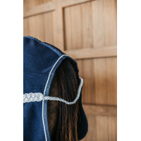 Heavy Fleece-Decke Dy'on Marine Marineblau