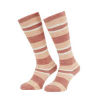 LeMieux Sabrina Stripe Fluffies Socken Aprikose Orange