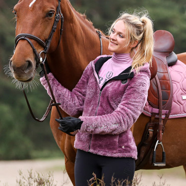 Imperial Riding Cosy Fleecejacke Rosa Blüte Imperial Riding Cosy Fleecejacke Rosa Blüte