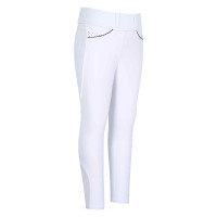 Legging d'équitation Easy Rider Maxima FullGrip Kids Blanc