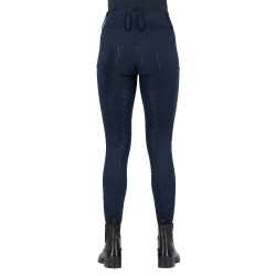 Legging d'équitation Easy Rider Rihanna FullGrip Marine