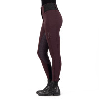 Reitleggings Euro-Star Athletic leanline FullGrip Granatapfel Rot