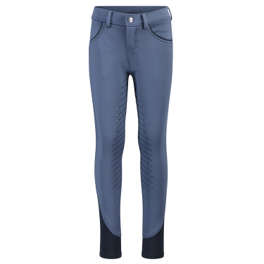 Reithose Easy Rider Xenia FullGrip Kinder Digitalblau