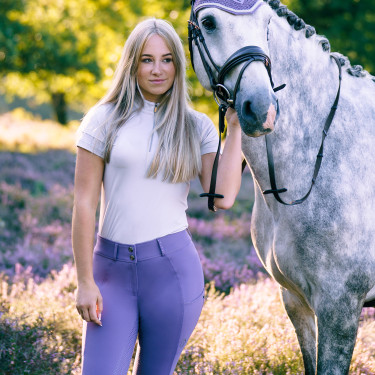 Reithose Imperial Riding Bliss FullGrip Amethyst Lila Reithose Imperial Riding Bliss FullGrip Amethyst Lila