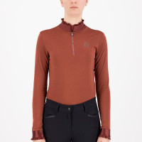 Top Imperial Riding Anna langärmelig Tiefer Wald Gr&uuml;n