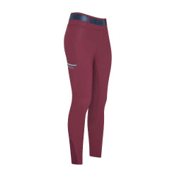 Reitleggings HV Polo Clarissa FullGrip Schwarzbucht Bordeaux