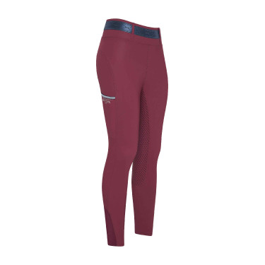 Reitleggings HV Polo Clarissa FullGrip Schwarzbucht Bordeaux