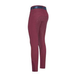 Reitleggings HV Polo Clarissa FullGrip Schwarzbucht Bordeaux