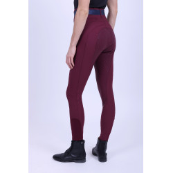 Reitleggings HV Polo Clarissa FullGrip Schwarzbucht Bordeaux