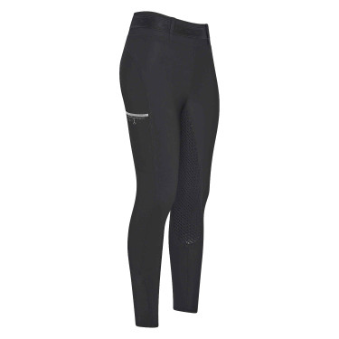 Reitleggings HV Polo Clarissa FullGrip Schwarz