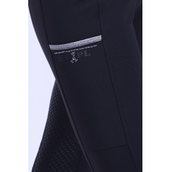 Reitleggings HV Polo Clarissa FullGrip Schwarz