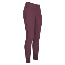 Reitleggings HV Polo Isabell FullGrip Schwarzbucht Bordeaux