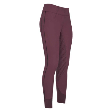 Reitleggings HV Polo Isabell FullGrip Schwarzbucht Bordeaux