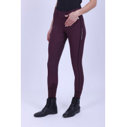 Reitleggings HV Polo Isabell FullGrip Schwarzbucht Bordeaux
