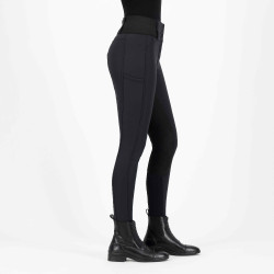 Reithose Euro-star Athletic leanline Full Schwarz