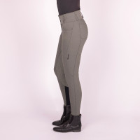 Pantalon d'équitation Euro-star Indigo Glam FullGrip Gris roulette