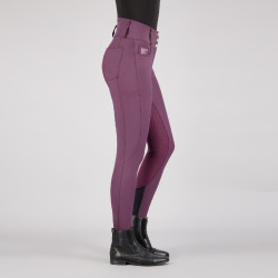 Euro-star Reithose Indigo High Waist FullGrip Schwarzbucht Bordeaux