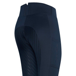 KIDS Reitleggings Easy Rider Diana FullGrip Marine Marineblau