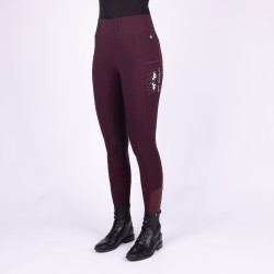 Reitleggings HV Polo Classic FullGrip Schwarzbucht Bordeaux Reitleggings HV Polo Classic FullGrip Schwarzbucht Bordeaux