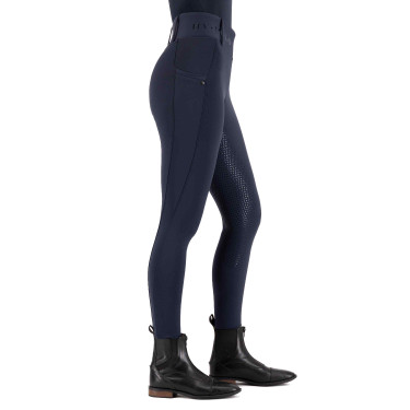 Reitleggings HV Polo Favourite Summer FullGrip Marine Marineblau