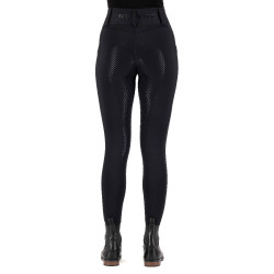 Reitleggings HV Polo Favourite Summer FullGrip Schwarz