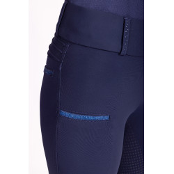 Reitleggings Imperial Riding Shiny Sparks FullGrip Marine Marineblau Reitleggings Imperial Riding Shiny Sparks FullGrip Marine Marineblau