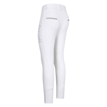 Reitleggings Imperial Riding Shiny Sparks FullGrip Weiß Wei&szlig;