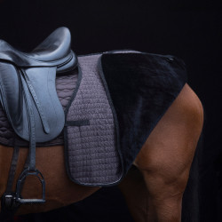 Quadratische Nierendecke HV Polo Franka Dunkelmaulwurf Braun