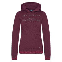 Kapuzensweatshirt HV Polo Ariel Schwarzbucht Bordeaux