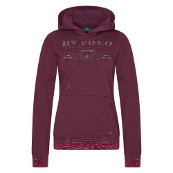 Kapuzensweatshirt HV Polo Ariel Schwarzbucht Bordeaux
