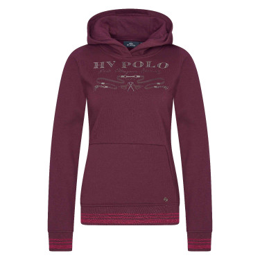 Kapuzensweatshirt HV Polo Ariel Schwarzbucht Bordeaux