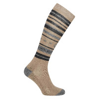 Imperial Riding Stripy Sparkle Socken Cappuccino Braun