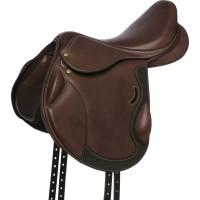 Selle de cross Eric Thomas Fitter doublée Havane