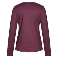 Langarm-T-Shirt HV Polo Lindsey Schwarzbucht Bordeaux