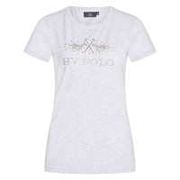 T-Shirt HV Polo Lola Meliertes Grau