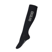 Chaussettes Kingsland unisexe genou en laine mélangée Marine