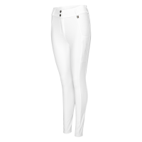 Kingsland Classic KLkaya Damen-Vollbesatzreithose Weiß Weiß