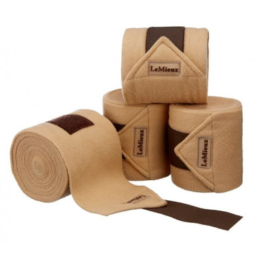 LeMieux Pony Polo Bandagen Beige / Braun